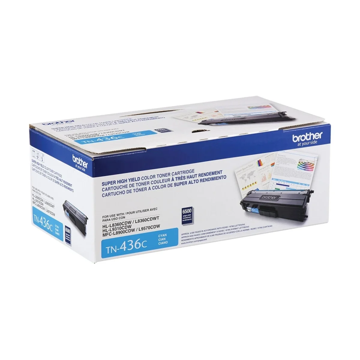 Toner Brother Tn436C 6500 Paginas Cian TN436C