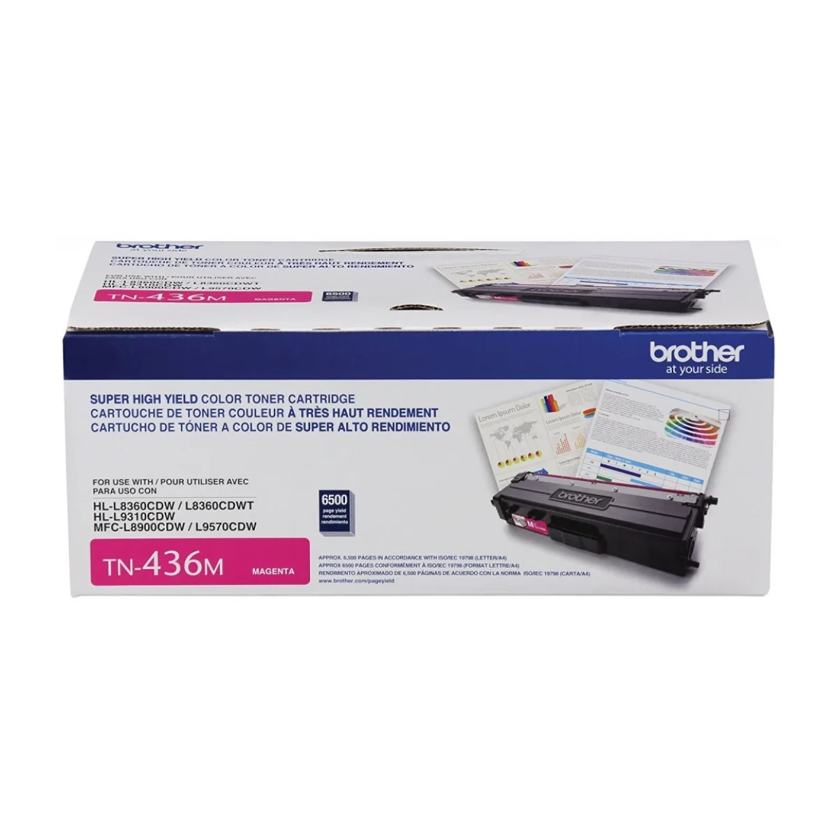 Toner Brother Tn436M 6500 Paginas Rosa TN436M