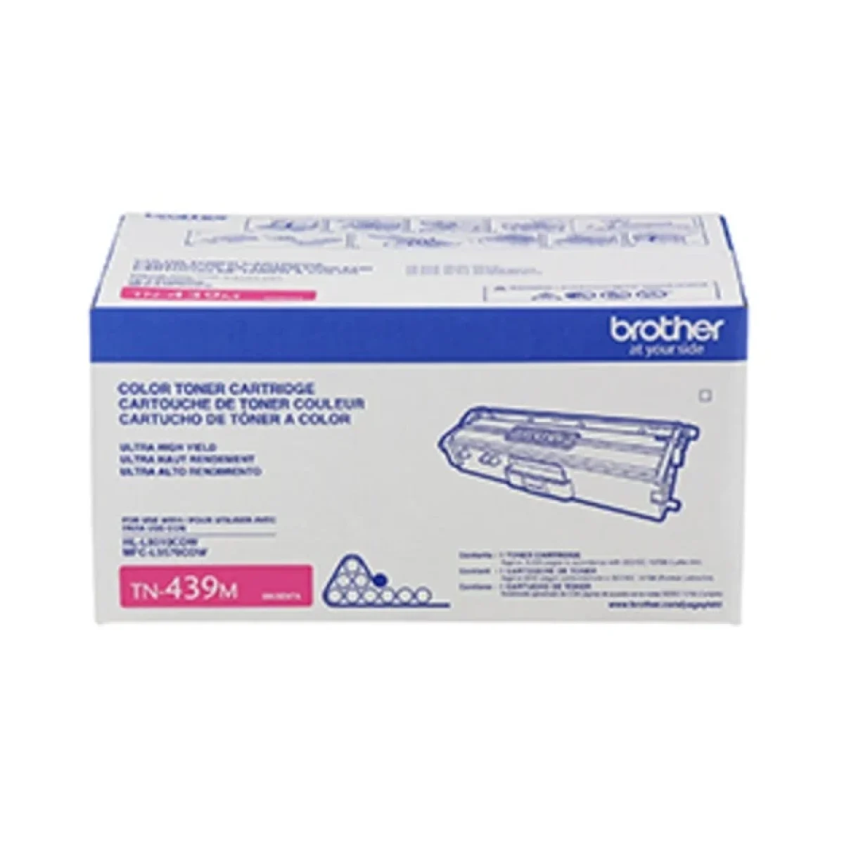 Toner Brother Tn439M Magenta Laser Brother Caja TN439M