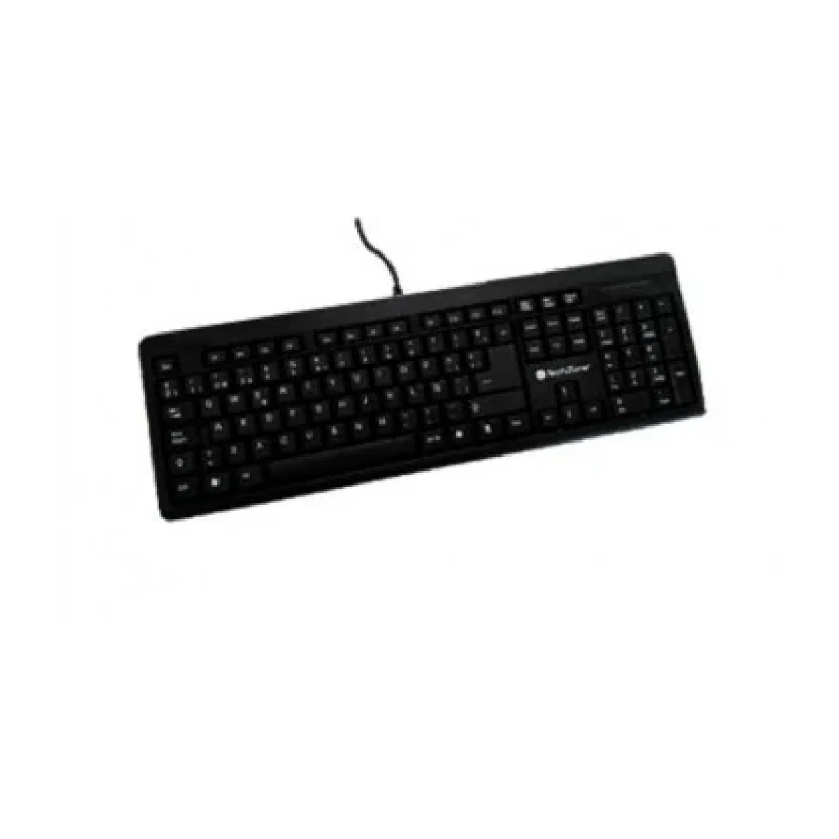 Teclado TechZone TZ16TEC01 ALA Alambrico Ergonomico TZ16TEC01 ALA