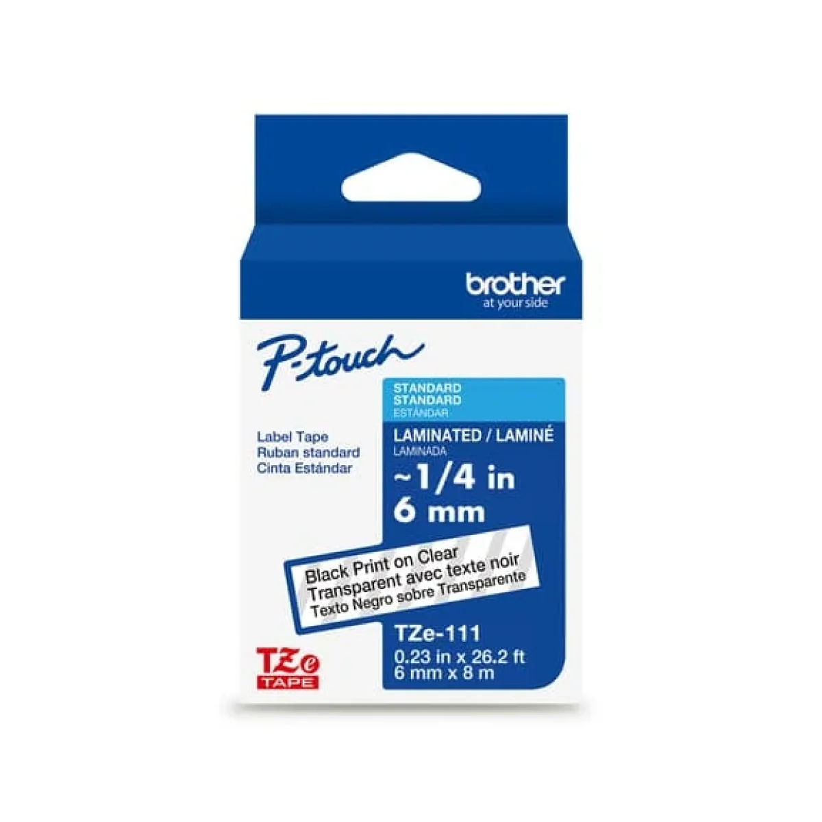 brother cinta laminada texto tze111g