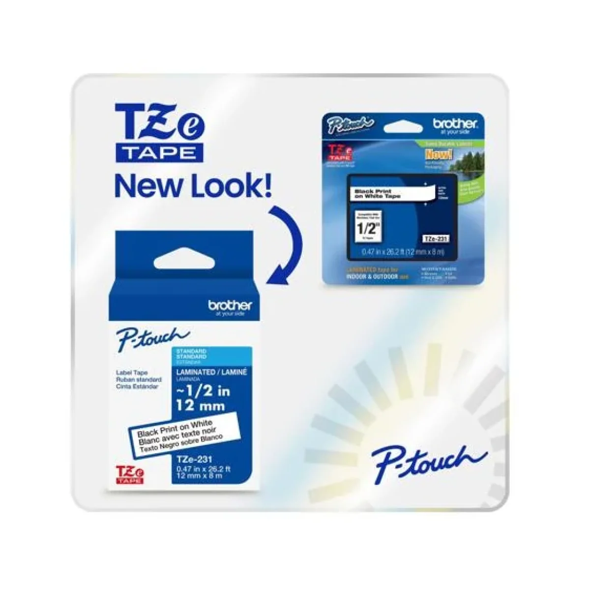 brother cinta tze241 laminada tze241g