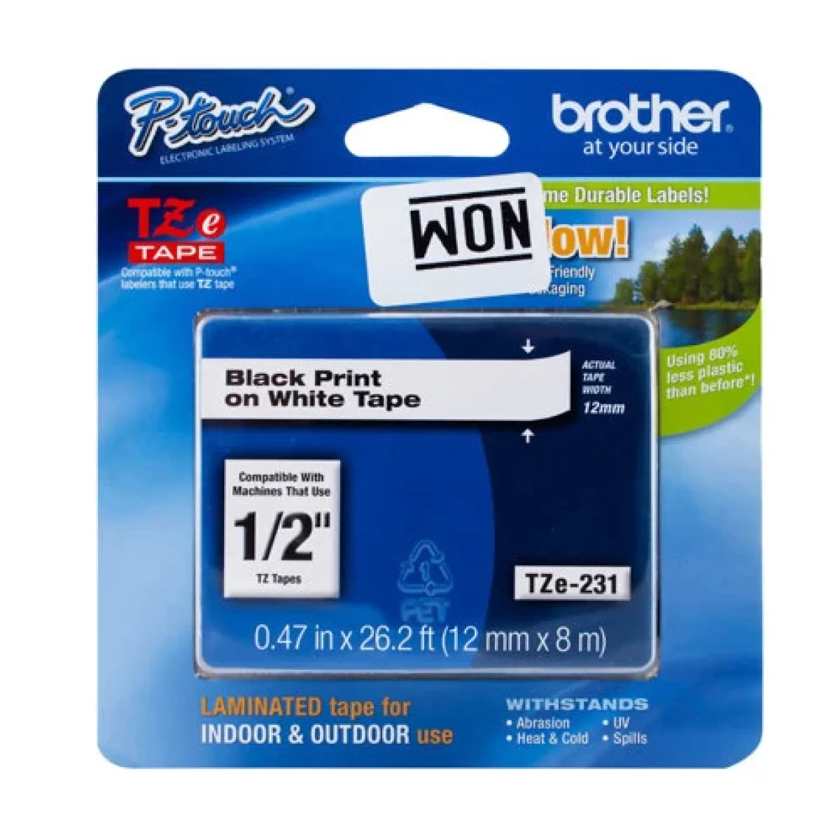 brother cinta laminada super tzes231g