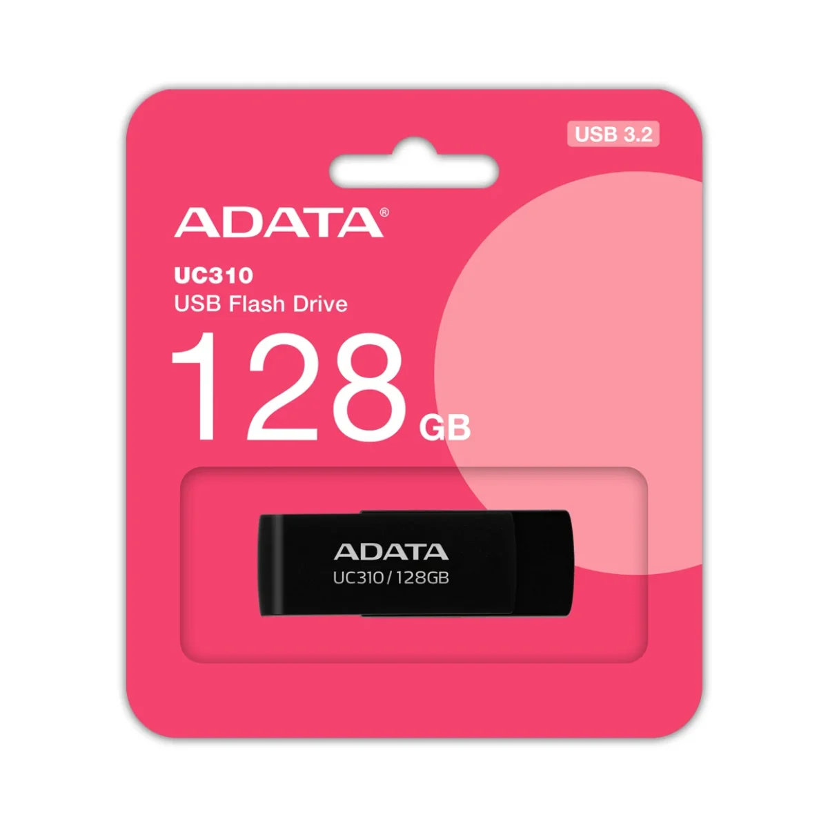 Memoria USB ADATA UC310 128GB USB 32 Negro UC310 128G RBK