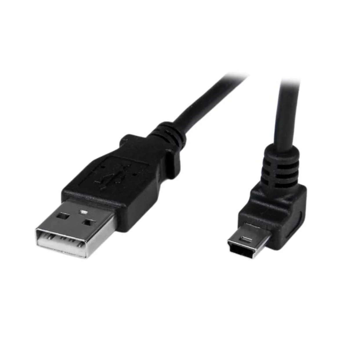 Cable StarTechcom USBAMB1MU Mini USB B a USB A Acodado Arriba 1metro USBAMB1MU