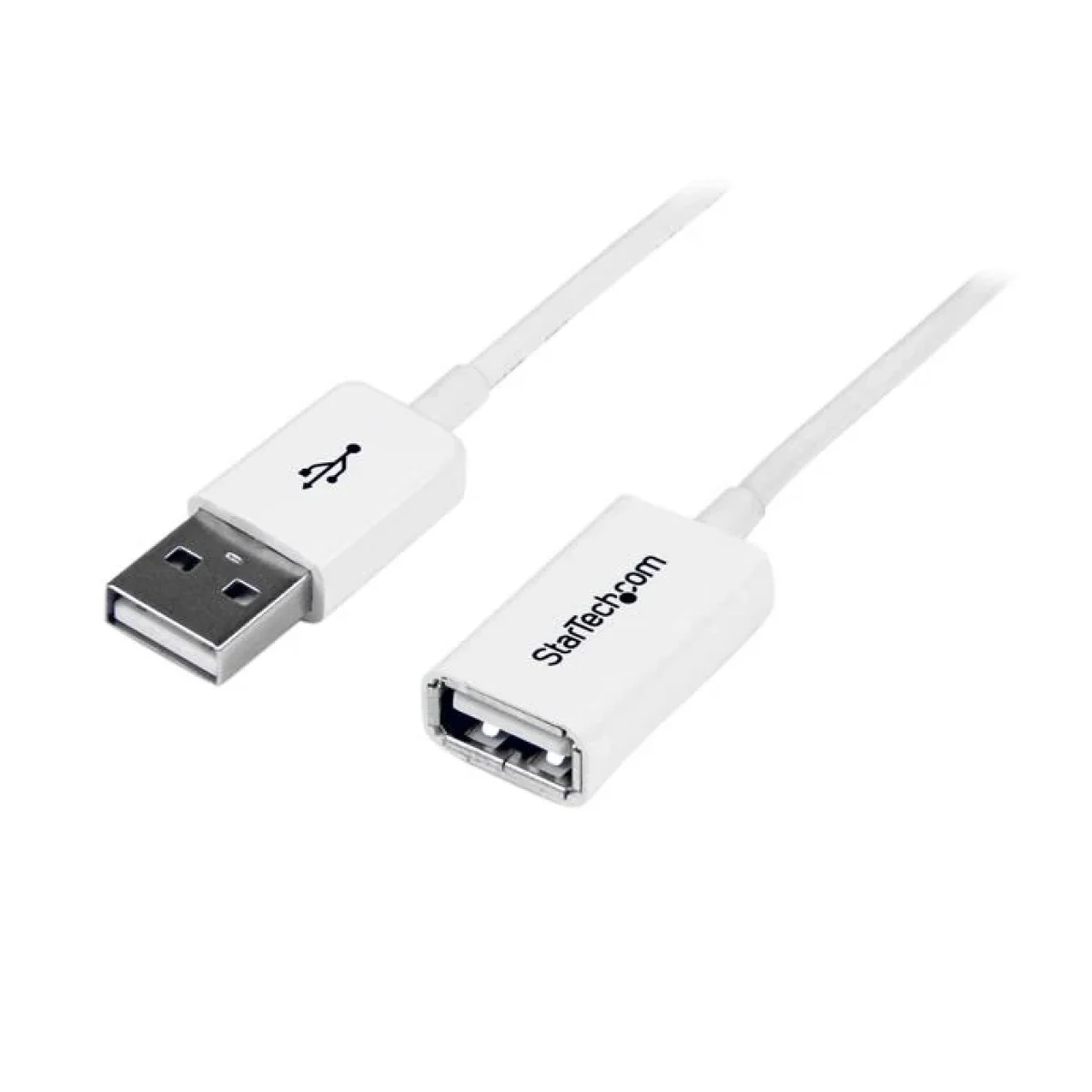Cable StarTechcom 1m Extension Alargador USB 20 Macho a Hembra Blanco USBEXTPAA1MW