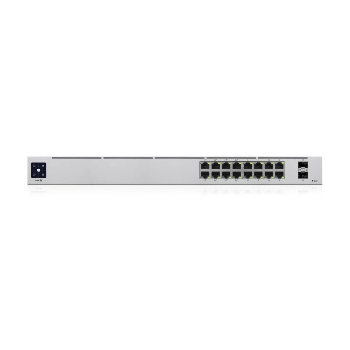 Switch Ubiquiti UniFi 16 Port PoE 16 Puertos Gigabit PoE 2 SFP Gestionado USW 16 POE