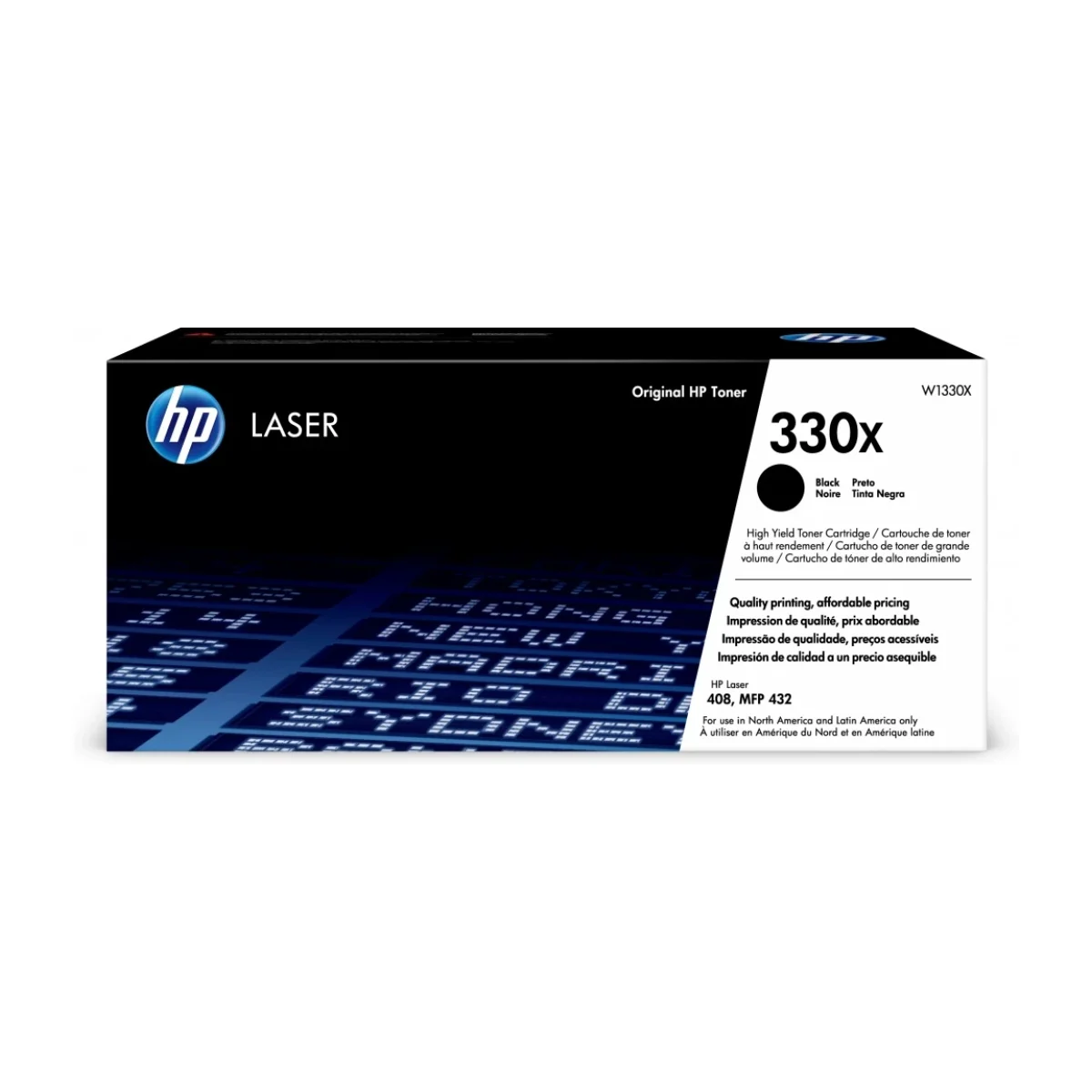 Cartucho de Toner HP 330X Negro LaserJet Original W1330X W1330X