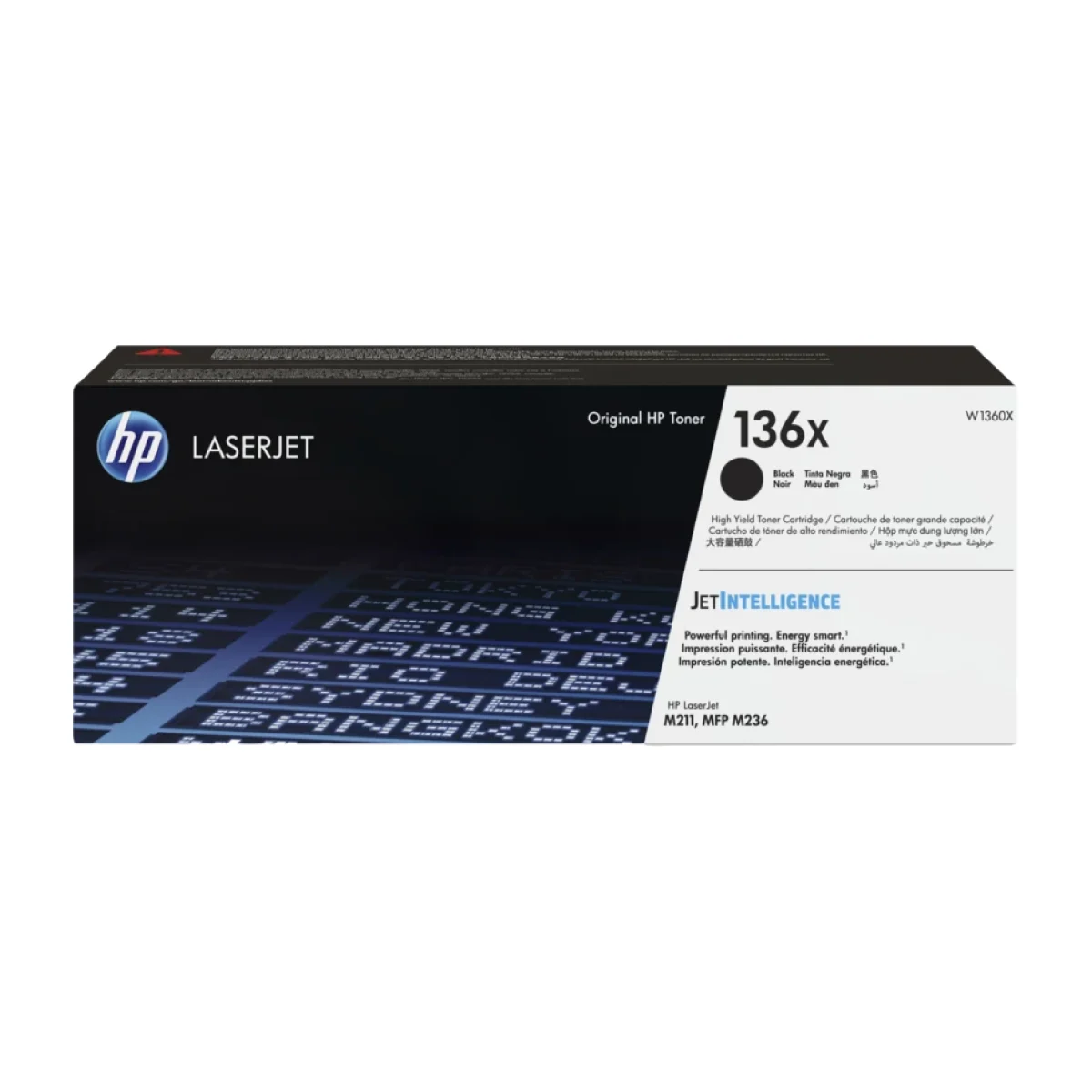 Cartucho de Toner HP 136X Negro LaserJet Original W1360X W1360X