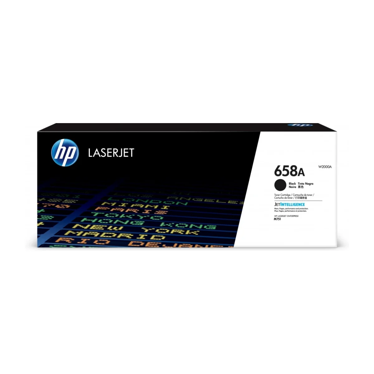 Cartucho de Toner HP 658A Negro LaserJet Original W2000A W2000A