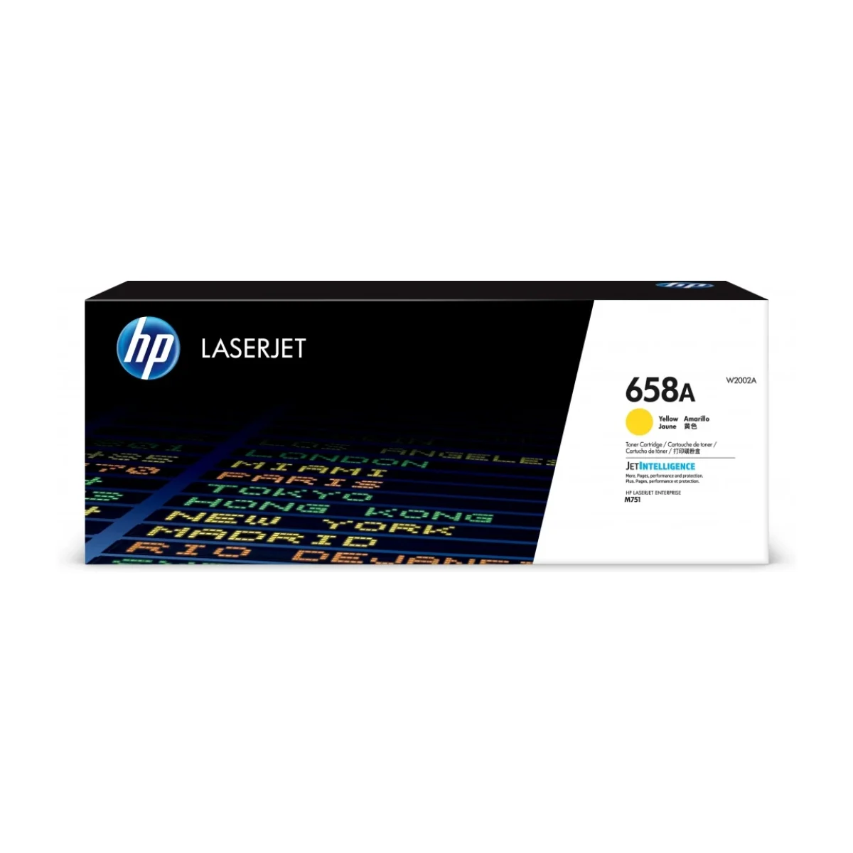Cartucho de Toner HP 658A Amarillo LaserJet Original W2002A W2002A