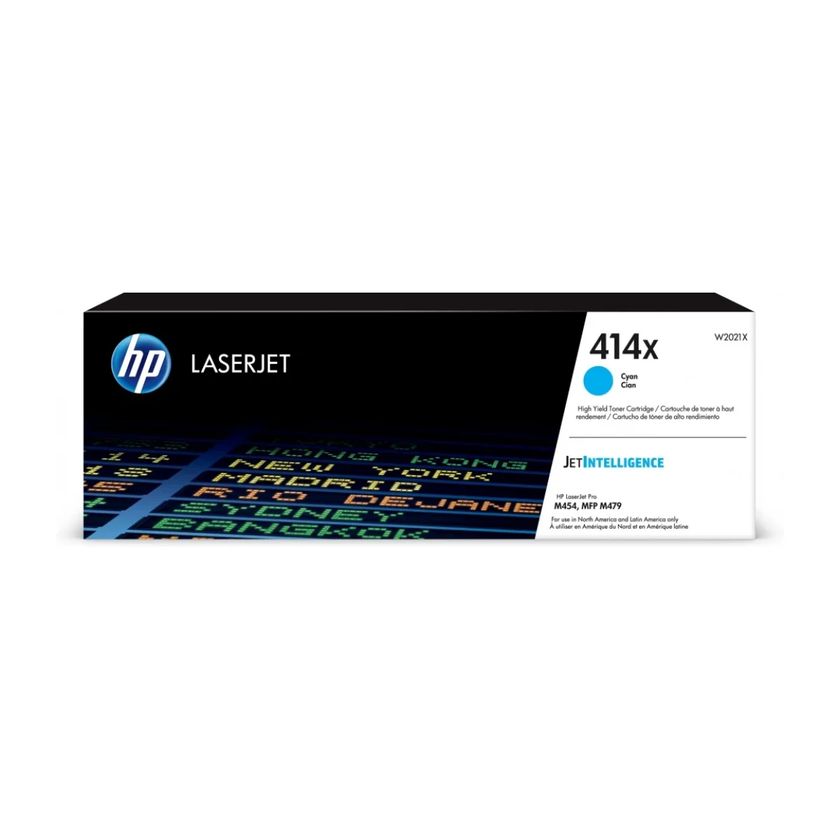 Cartucho Toner Hp 414X Cian Laserjet Original W2021X W2021X