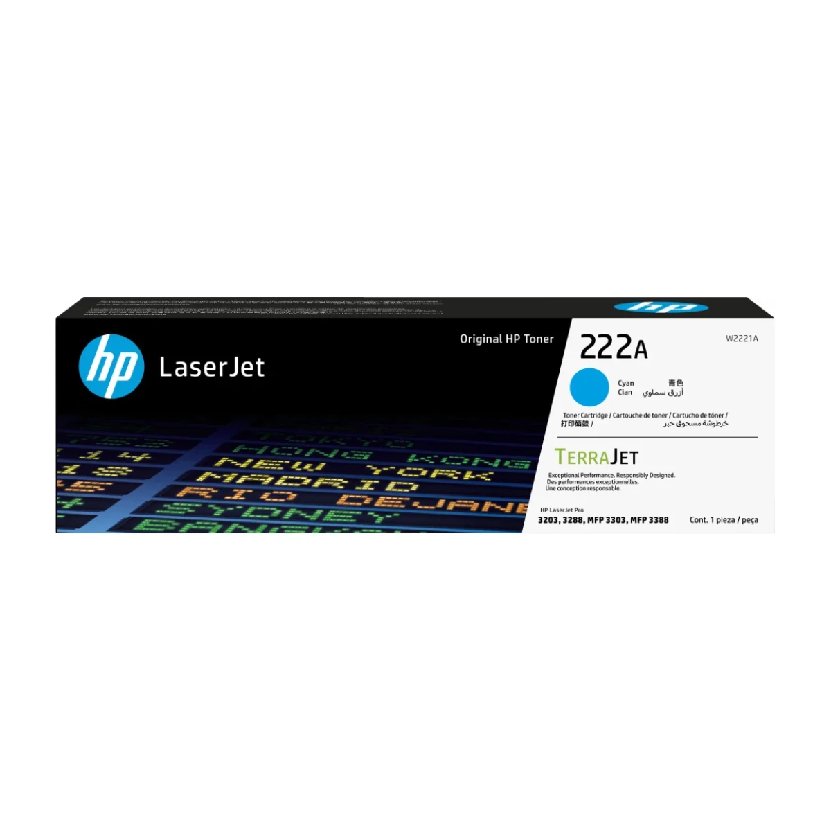 hp cartucho de toner w2221a