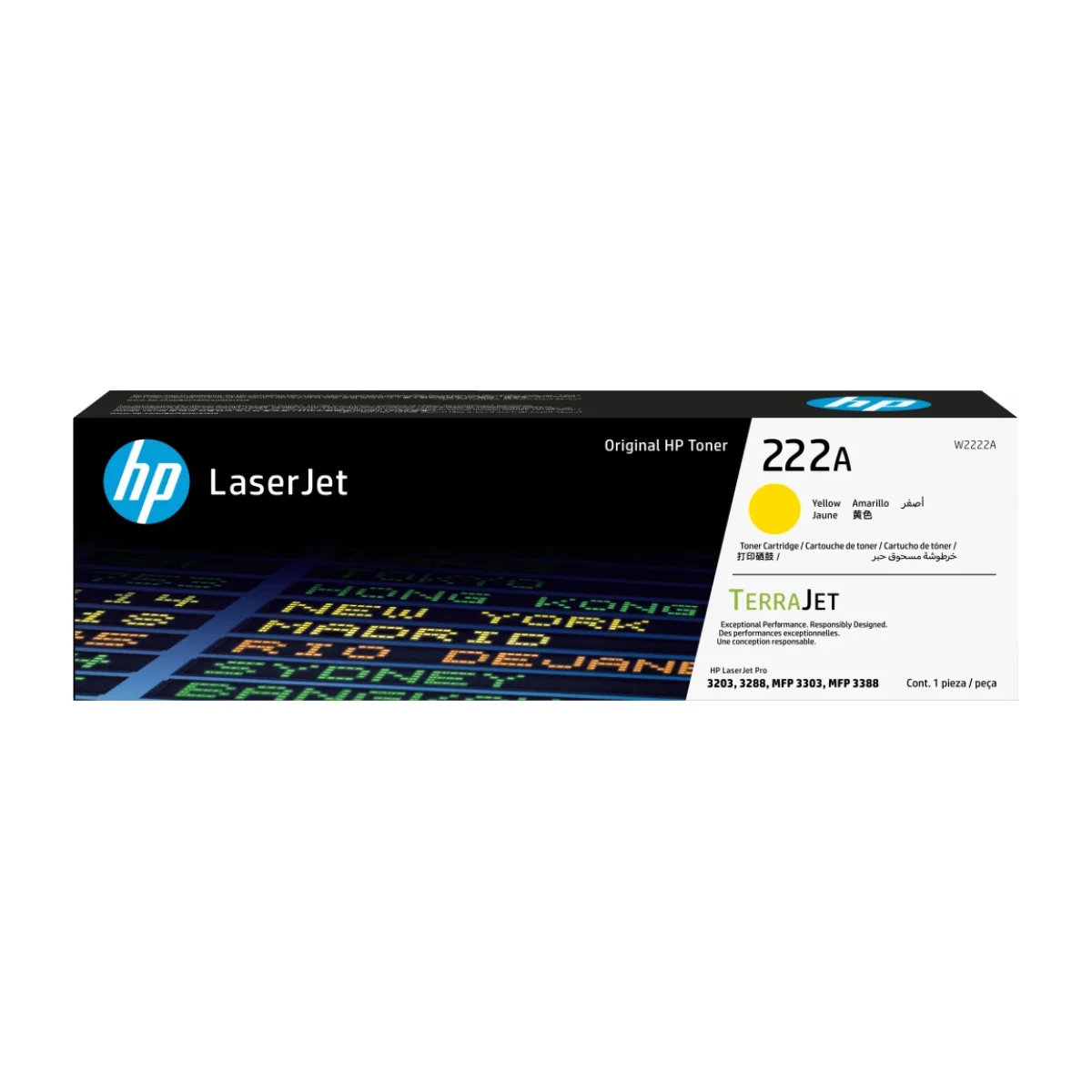 hp cartucho de toner w2222a