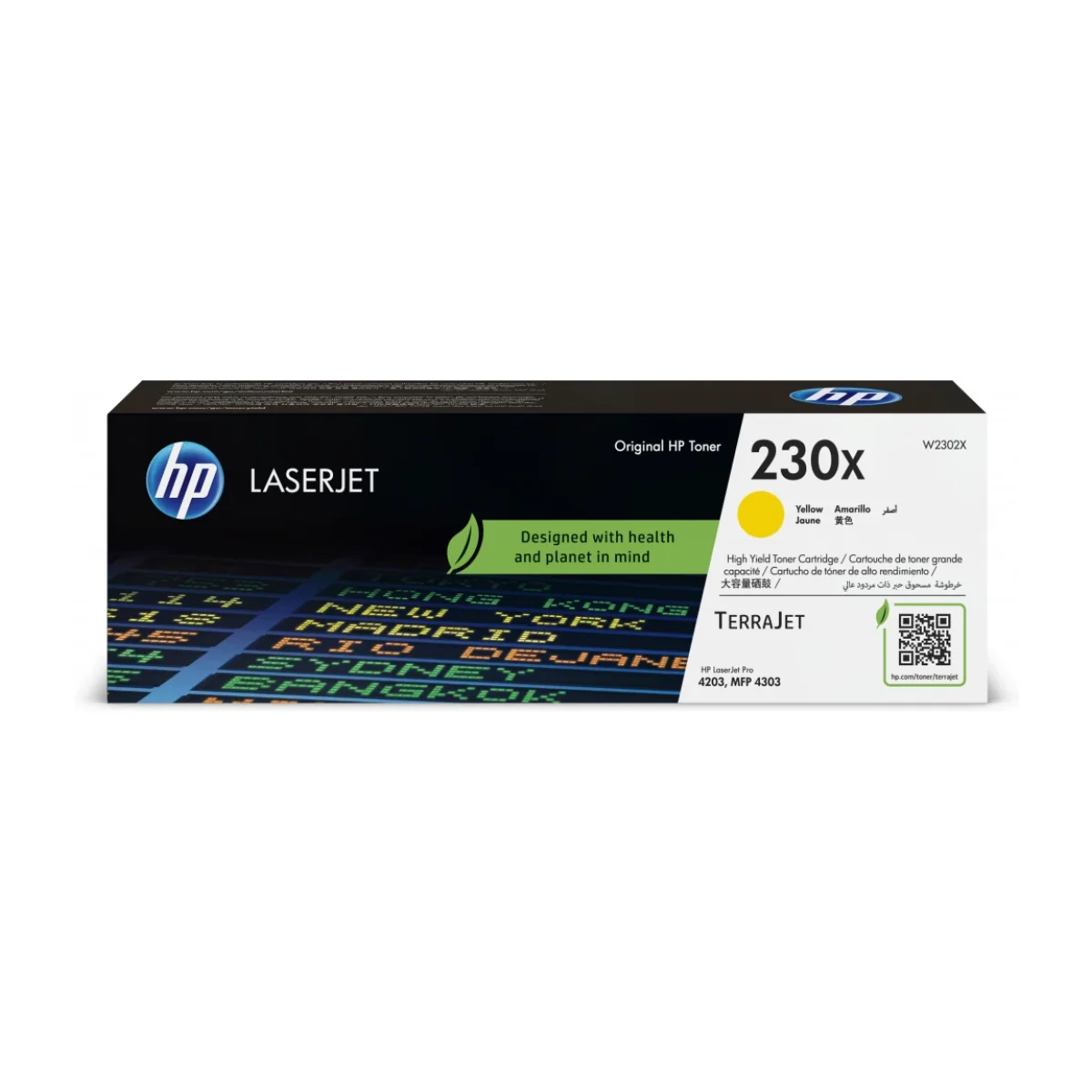 hp toner 230x amarillo w2302x