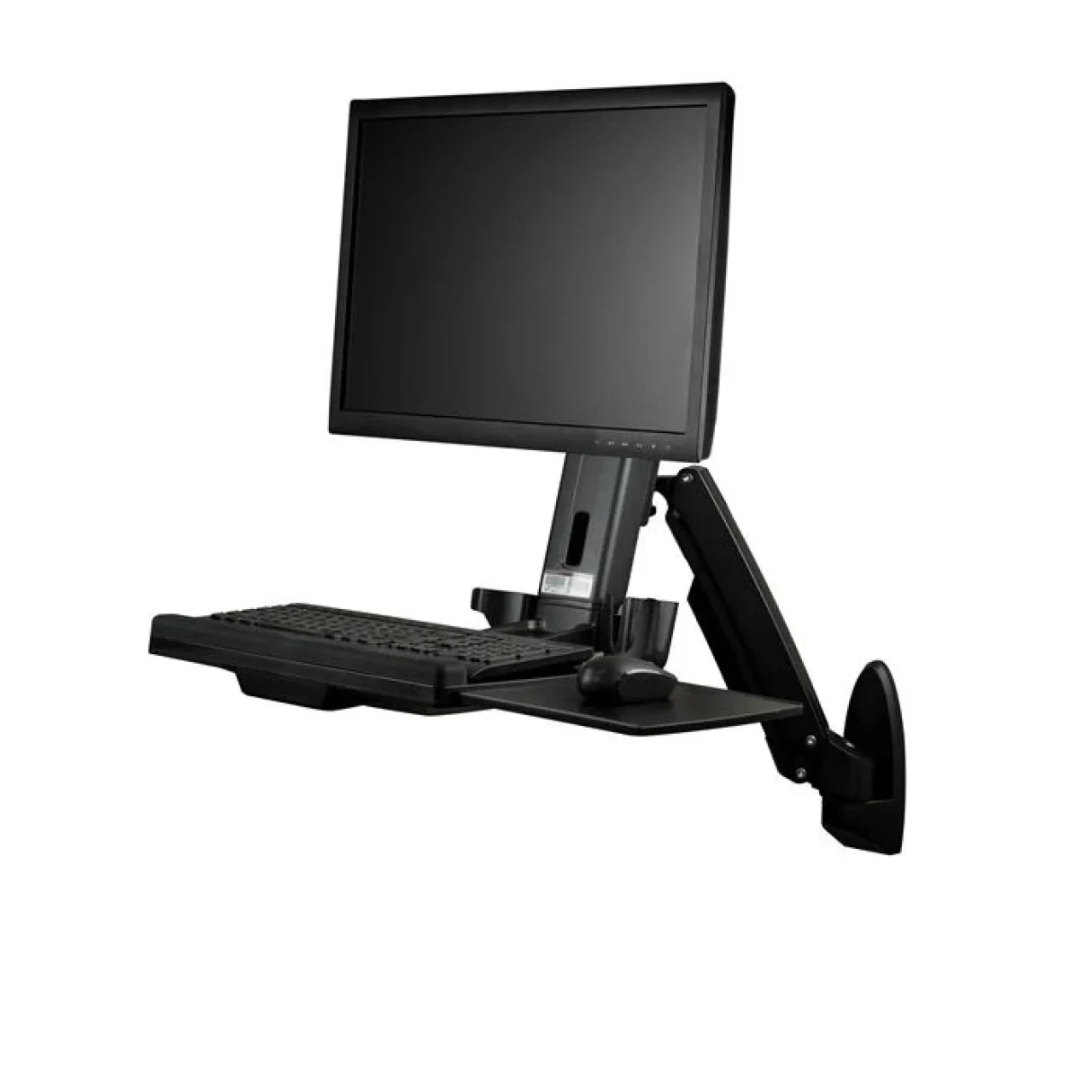 Soporte StarTechcom WALLSTS1 Hasta 24 Soporta 1052kg VESA Negro WALLSTS1