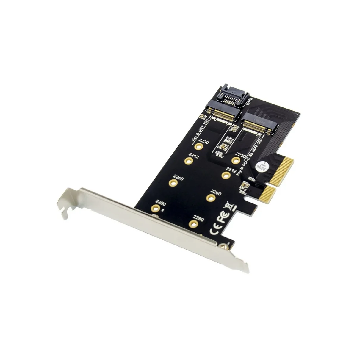 tarjeta controladora x media m 2 nvme b and m key ssd xm pex4 m2mb