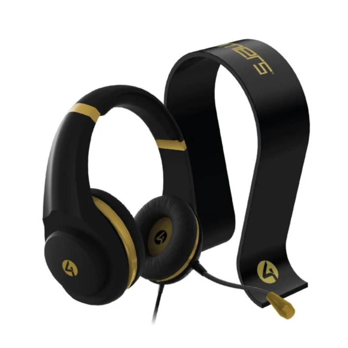 Kit Gamer 4gamers XP GOLDR BLK 4G Diadema Alambric XP GOLDR BLK 4G