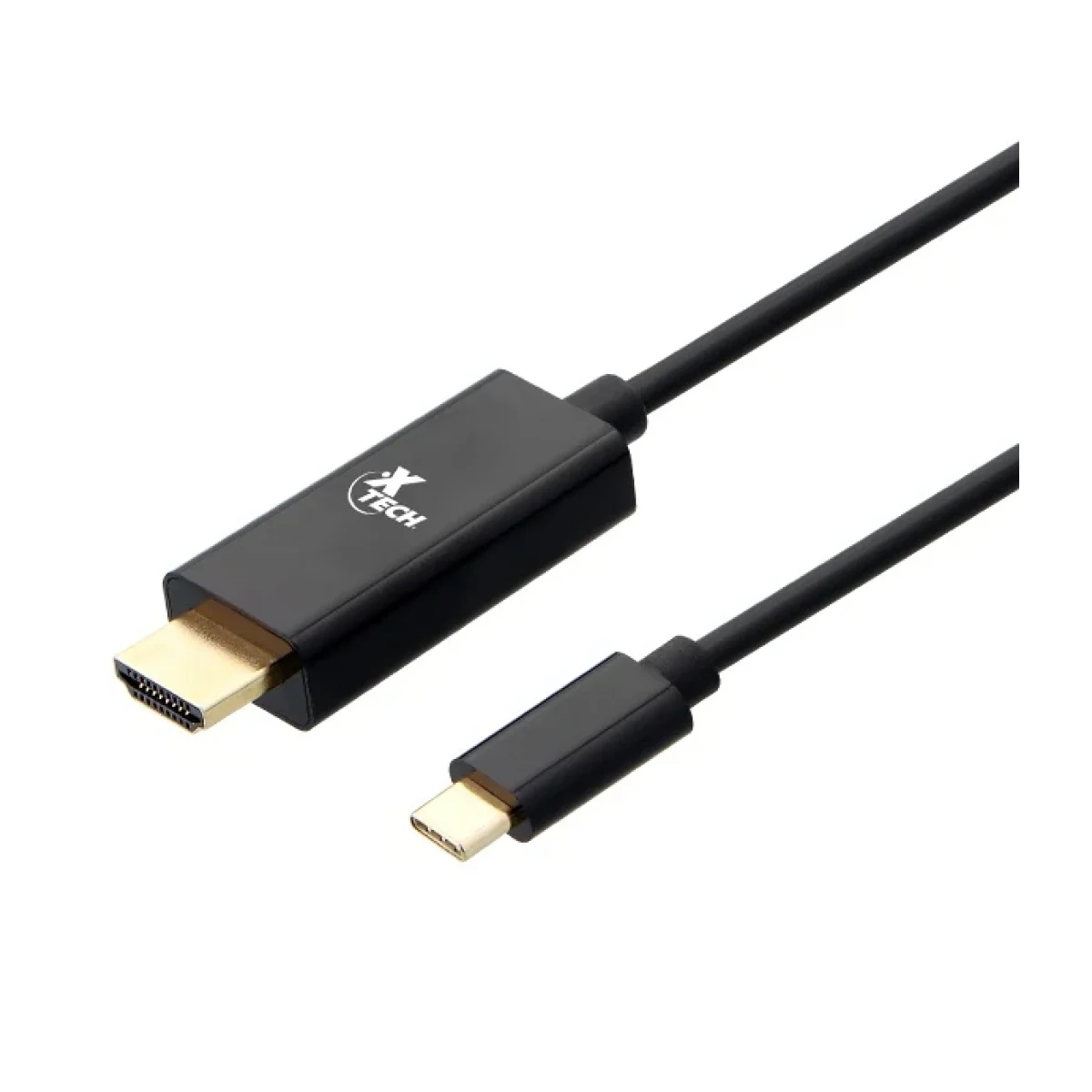 Cable Xtech XTC 545 USB C HDMI 1 8Mts Negro XTC 54 XTC 545