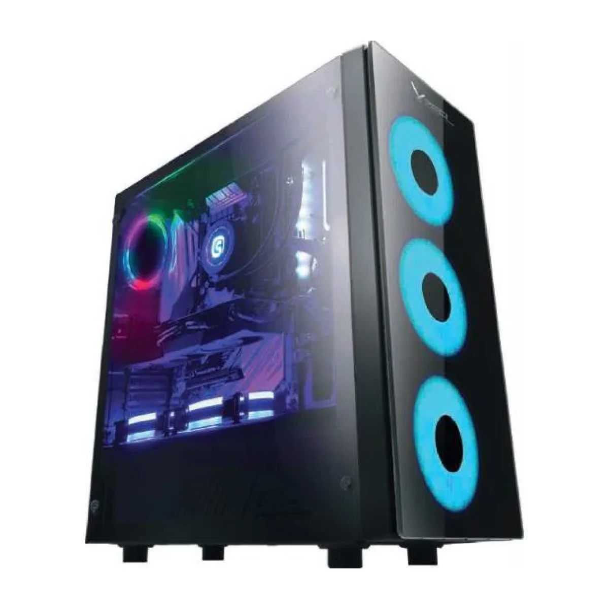 Gabinete Gamer XZeal XZ110 Media Torre ATX Micro ATX Panel Lateral Negro XZCGB12B