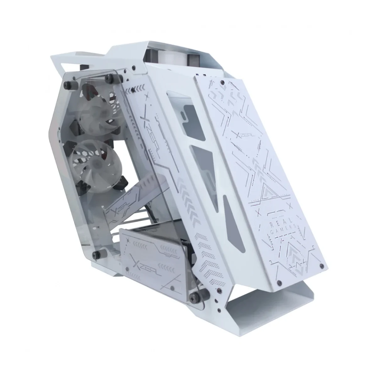 Gabinete XZeal IR02 Media Torre Micro ATXMini ITX XZGAIRRGBW