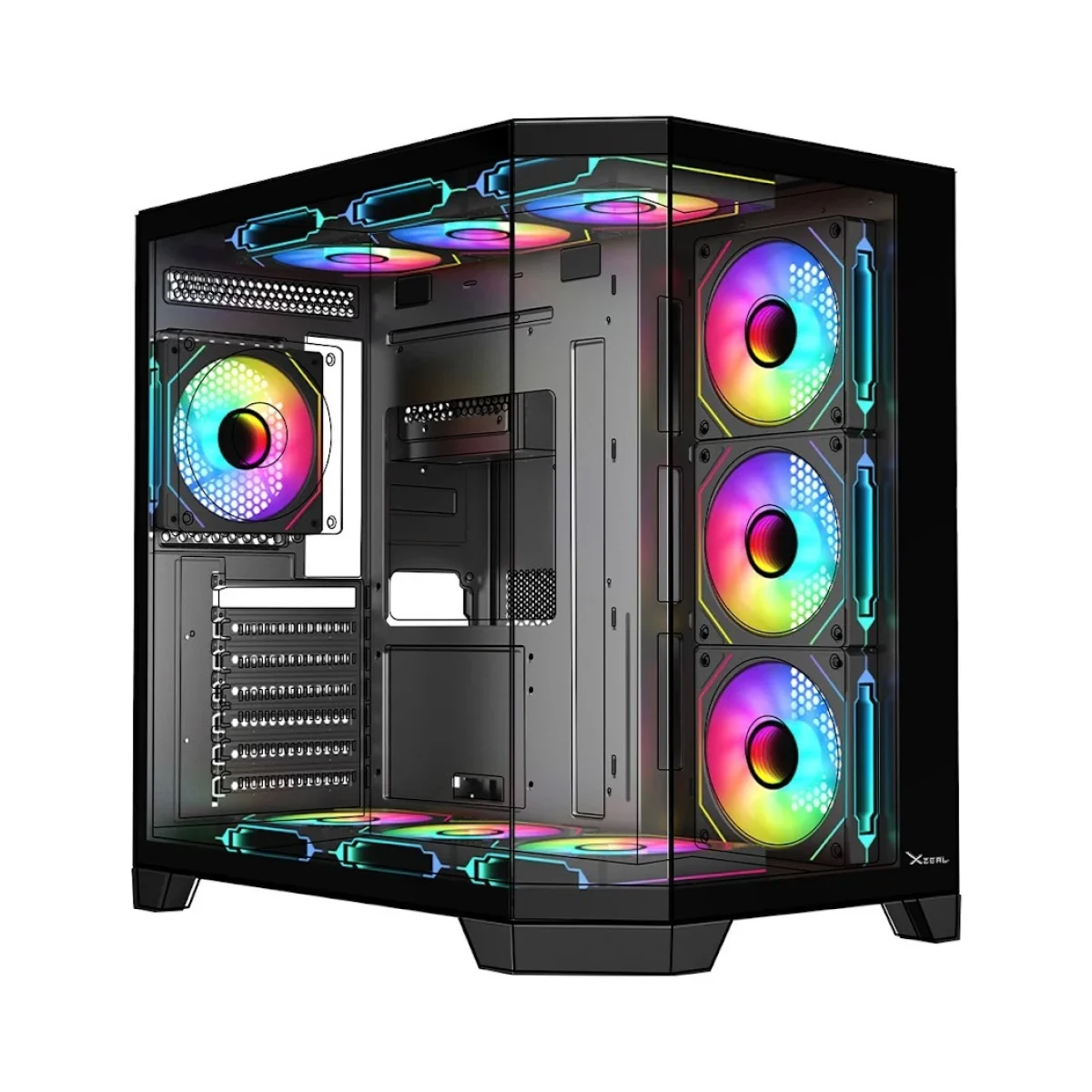 Gabinete Gamer XZeal XZGAXT1B Media Torre ATXM ATX XZGAXT1B