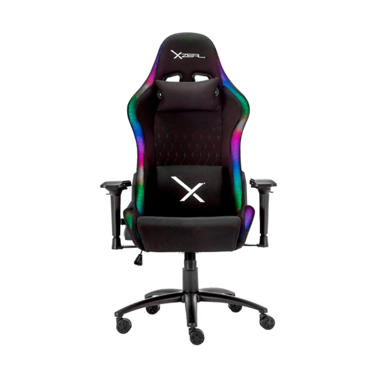 Silla Gamer Xzeal Xz15 Soporta 150Kg Rgb XZSXZ15B