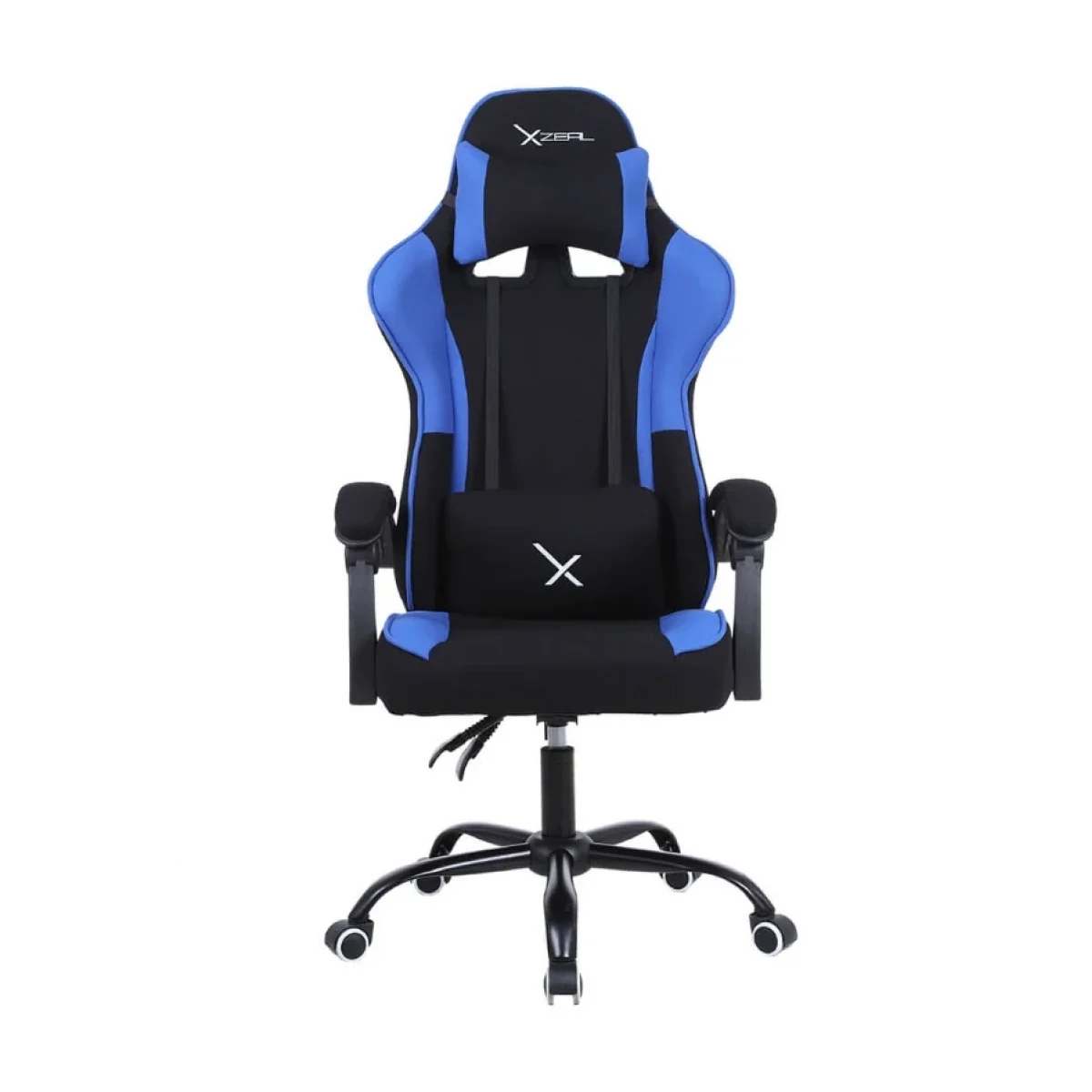 Silla Gamer Xzeal Xz20 Soporta 150Kg Negro Con Azul XZSXZ20A